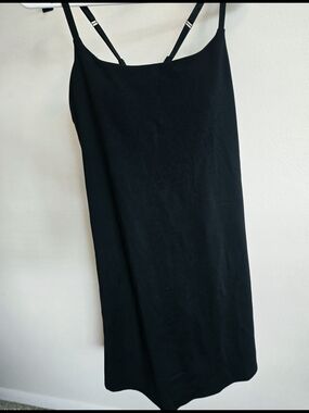 BNWT Danskin Black Athletic Dress w/Shorts & Bra Large